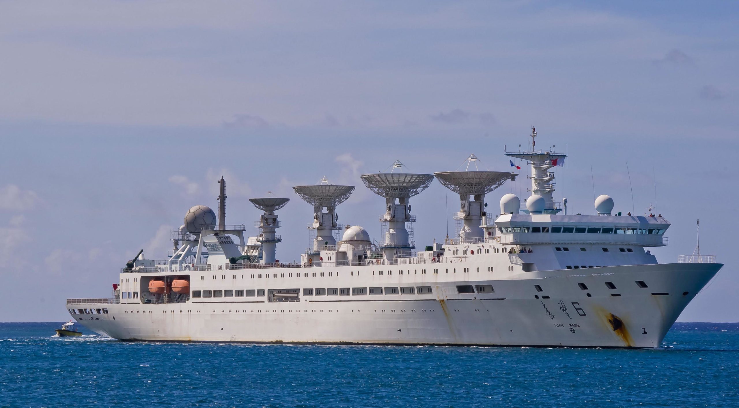 China’s Satellite Tracking Vessel In Hambantota Port